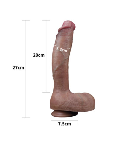 LoveToy Dildo Nature 10.5 Dual Layer – realistyczne dildo premium