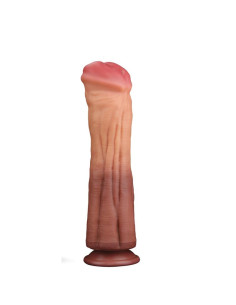 LOVETOY Nature 12 Dual Layer – realistyczne dildo z przyssawką