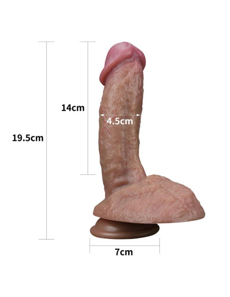 LoveToy Nature 7.5 — realistyczne silikonowe dildo premium