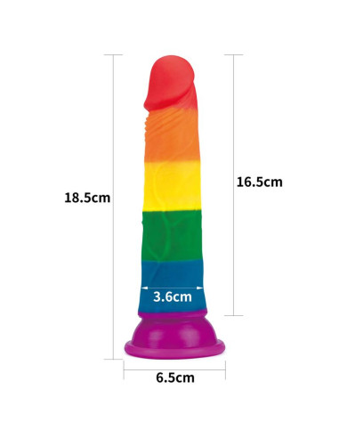 LOVETOY Prider 7 — realistyczne dildo z silikonu medycznego