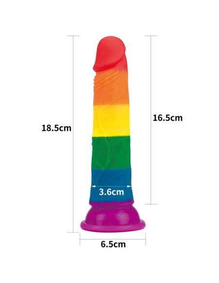 LOVETOY Prider 7 — realistyczne dildo z silikonu medycznego