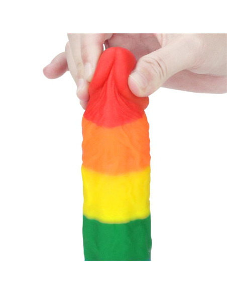 LOVETOY Prider 8 — realistyczne dildo z platynowego silikonu