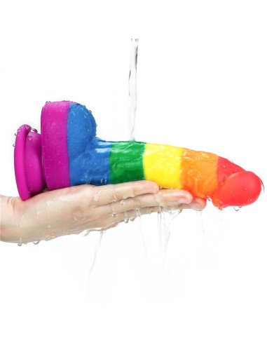 LOVETOY Prider 8 — realistyczne dildo z platynowego silikonu
