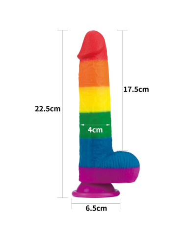 LOVETOY Prider 9 — silikonowe dildo premium
