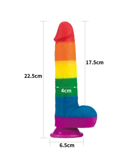 LOVETOY Prider 9 — silikonowe dildo premium