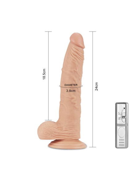 Lovetoy Real Extreme 24 cm – realistyczne dildo z wibracją