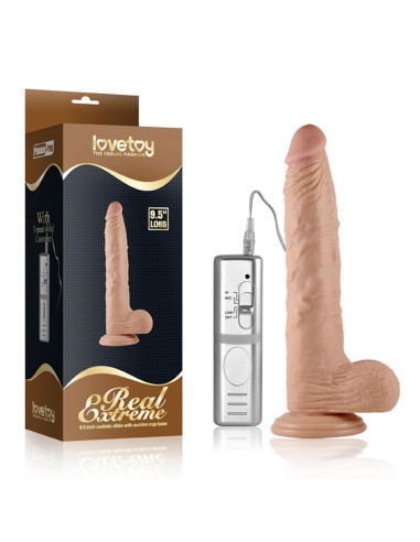 Lovetoy Real Extreme 24 cm – realistyczne dildo z wibracją