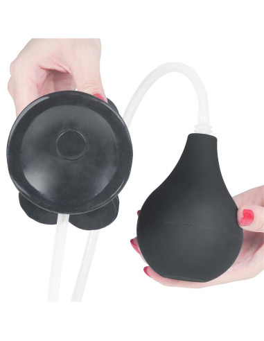 Lovetoy Dildo Squirting 9 Black – eleganckie dildo z funkcją squirting