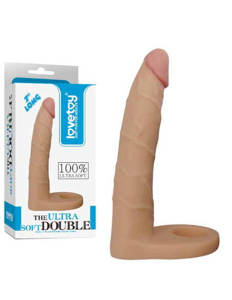 Lovetoy The Ultra Soft Double 7 – podwójne dildo TPE