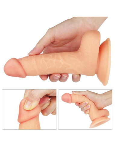 LOVETOY The Ultra Soft Dude 7 – realistyczne dildo 18 cm