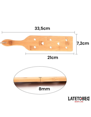 Latetobed Bamboo Paddle 34 cm — elegancka pałka bambusowa