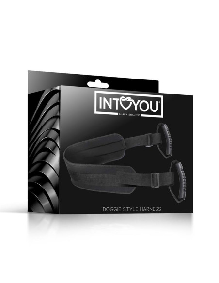 Szelki Doggie Style Intoyou Black Shadow – skóra wegańska