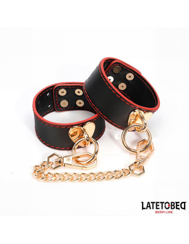 LATETOBED Ankle Cuff z Złotym Łańcuchem — eleganckie mankiety na kostki