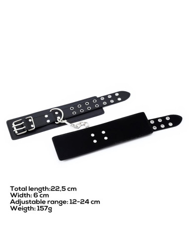 Latetobed Double Buckle — regulowane kajdanki na nadgarstki