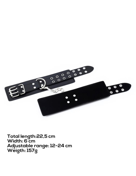 Latetobed Double Buckle — regulowane kajdanki na nadgarstki