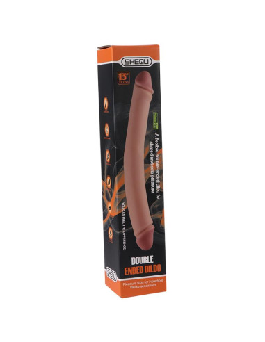 SHEQU Double Dildo Hobare 34 cm — eleganckie dwustronne dildo
