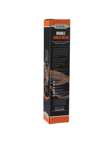 SHEQU Double Dildo Hobare 34 cm — eleganckie dwustronne dildo