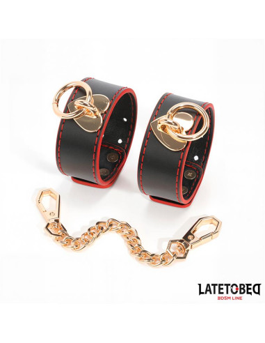 LATETOBED Ankle Cuff z Złotym Łańcuchem — eleganckie mankiety na kostki