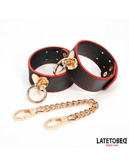 LATETOBED Ankle Cuff z Złotym Łańcuchem — eleganckie mankiety na kostki