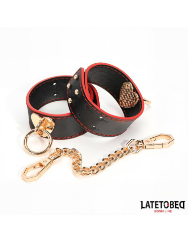 LATETOBED Ankle Cuff z Złotym Łańcuchem — eleganckie mankiety na kostki