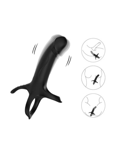 Urban Sky podwójne dildo z wibracją — eleganckie akcesorium
