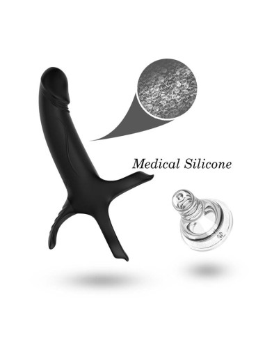 Urban Sky podwójne dildo z wibracją — eleganckie akcesorium