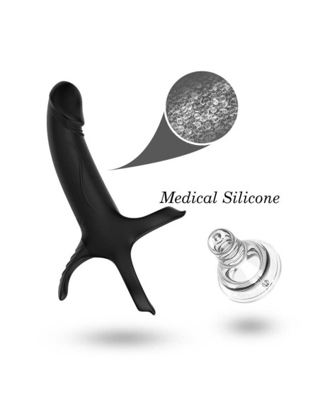 Urban Sky podwójne dildo z wibracją — eleganckie akcesorium