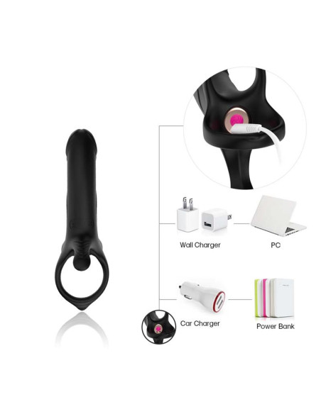 Urban Sky podwójne dildo z wibracją — eleganckie akcesorium