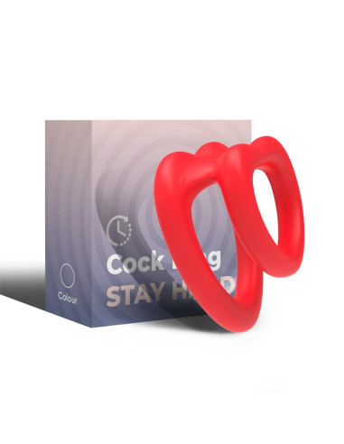 Urban Sky Double Penis Ring — podwójny pierścień silikonowy