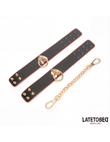 LATETOBED Ankle Cuff z Złotym Łańcuchem — eleganckie mankiety na kostki