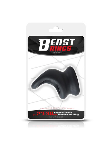 Beast Rings Double — podwójny pierścień z silikonu