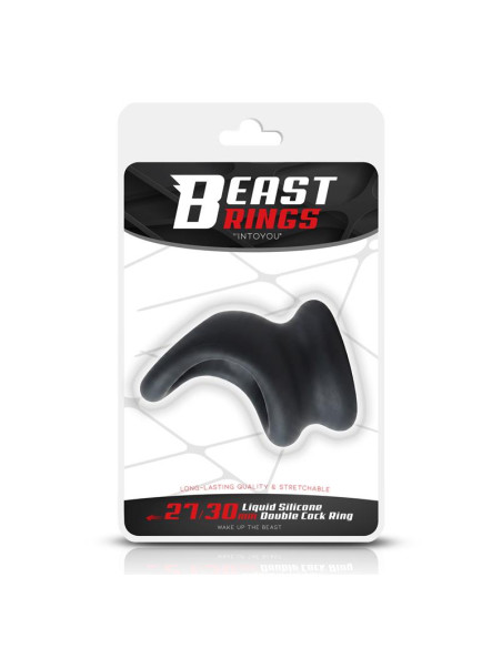 Beast Rings Double — podwójny pierścień z silikonu