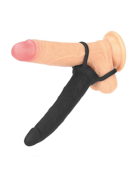 Lovetoy Double Prober Black — podwójny korek silikonowy