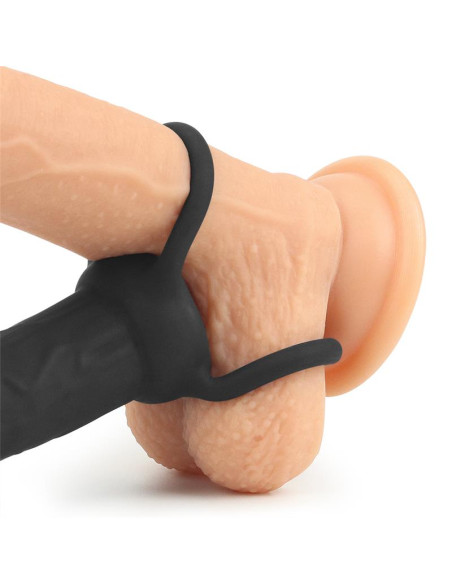 Lovetoy Double Prober Black — podwójny korek silikonowy