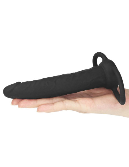 Lovetoy Double Prober Black — podwójny korek silikonowy