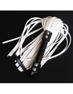 Latetobed Double Rivet Flogger 44 cm — elegancki flogger BDSM