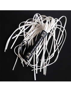 Latetobed Double Rivet Flogger 44 cm — elegancki flogger BDSM 2