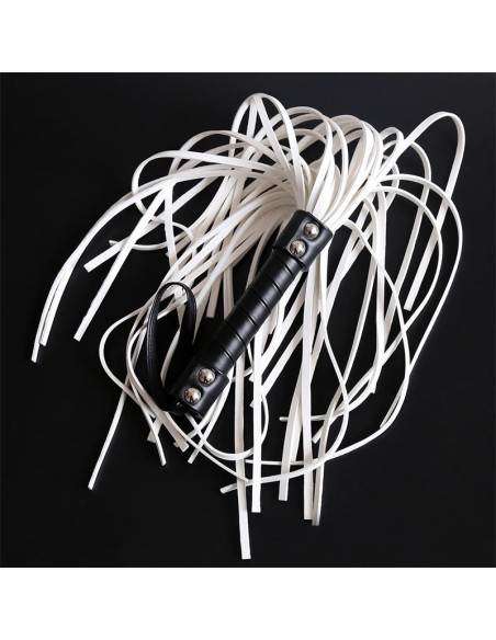 Latetobed Double Rivet Flogger 44 cm — elegancki flogger BDSM