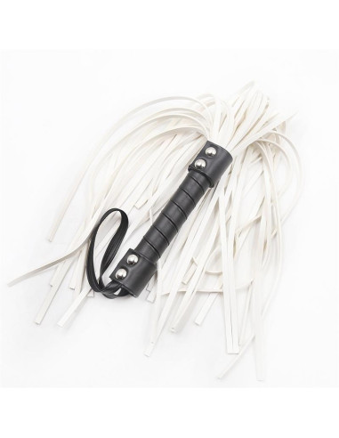 Latetobed Double Rivet Flogger 44 cm — elegancki flogger BDSM