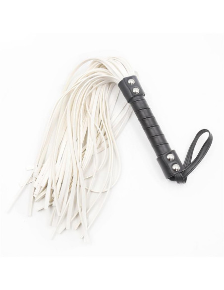 Latetobed Double Rivet Flogger 44 cm — elegancki flogger BDSM