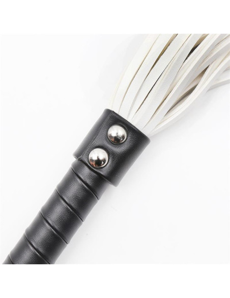 Latetobed Double Rivet Flogger 44 cm — elegancki flogger BDSM