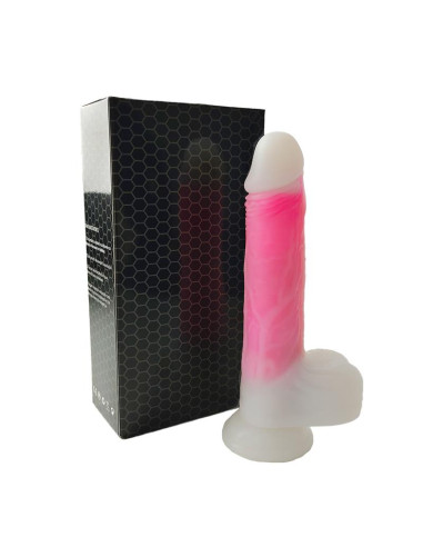Urban Sky podwójne dildo 21,5 cm z wibracją i ogrzewaniem