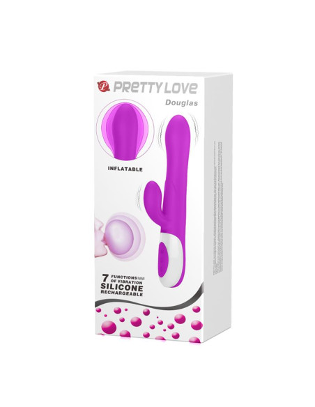 PRETTYLOVE Douglas — wibrator z funkcją pompowania