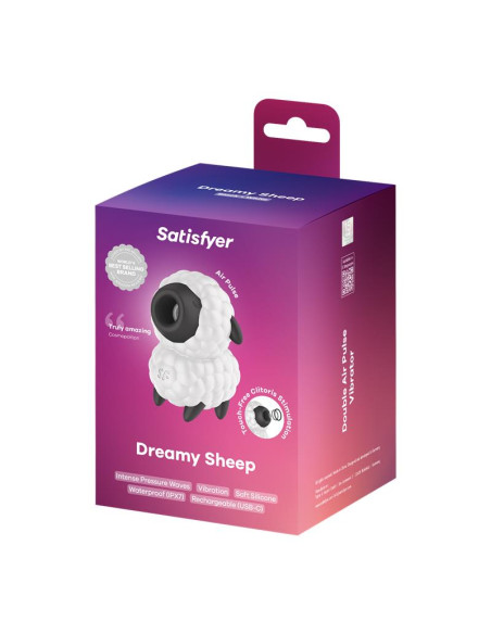 Satisfyer Dreamy Sheep — stymulator łechtaczki z pulsami i wibracją