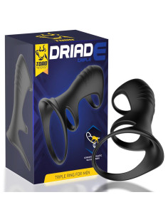 MINOTHOR Driade Triple Ring silikonowy ring dla mężczyzn