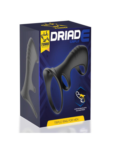 MINOTHOR Driade Triple Ring silikonowy ring dla mężczyzn
