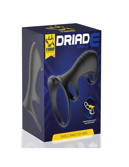 MINOTHOR Driade Triple Ring silikonowy ring dla mężczyzn