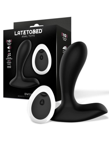 LATETOBED Dwen — elegancki masażer prostaty z pilotem USB