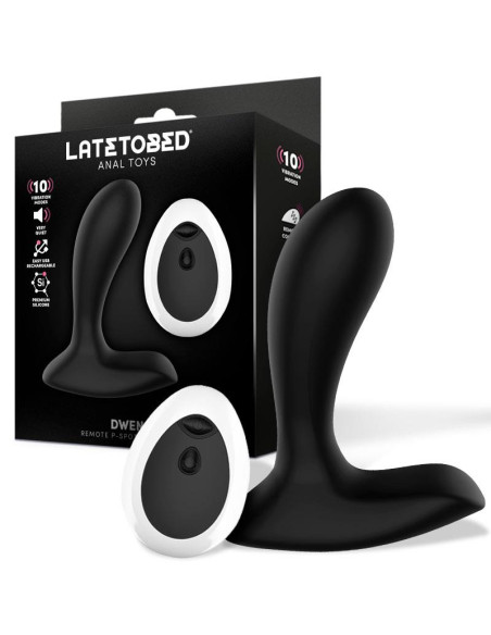 LATETOBED Dwen — elegancki masażer prostaty z pilotem USB