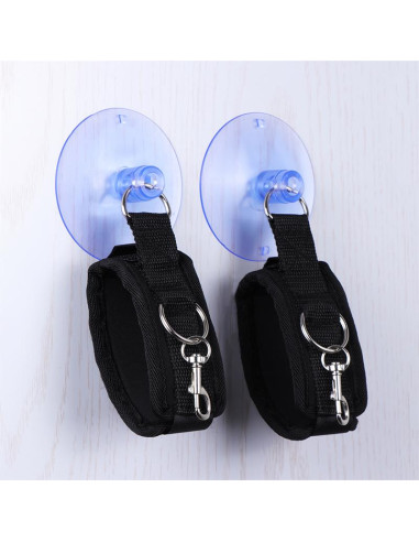 LATETOBED Adjustable Anklecuffs z przyssawkami – mankiety na kostki